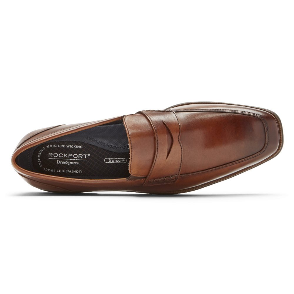 Mocassins Rockport Homem Marrom - Dres Sports Business 2 Penny - 84152NOLI